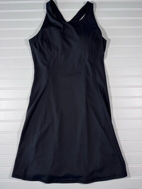 ZELOS Black Athletic Tank Dress